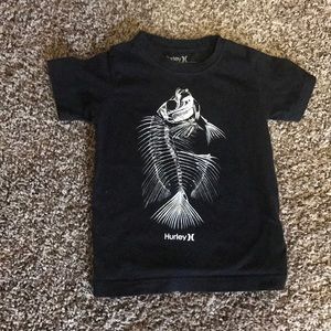 Hurley Fish Bones Tee - Size 5